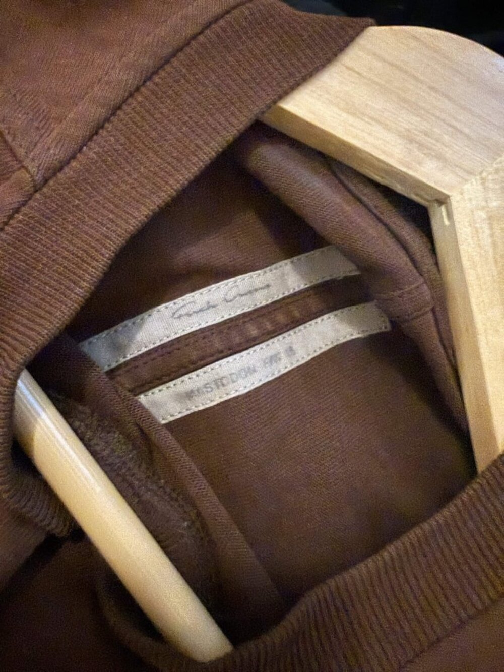 Rick Owens Macassar Jumbo Tee Mastodon View 4